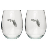Florida Stemless Wine Glass (Set of 2)