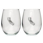 California Stemless Wine Glass (Set of 2)