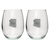 Arizona Stemless Wine Glass (Set of 2)