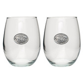 By A Nose Stemless Wine Glass (Set of 2)