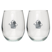 Water Can Stemless Wine Glass (Set of 2)