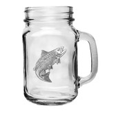 Salmon Mason Jar Mug