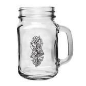 Long Grapes Mason Jar Mug