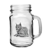 Boxer Mason Jar Mug