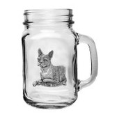 Boston Terrier Mason Jar Mug