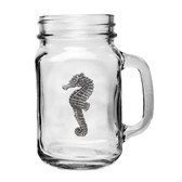 Sea Horse Mason Jar Mug