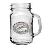 Dolphin Mason Jar Mug