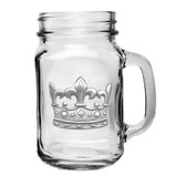 Crown Mason Jar Mug