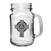 Celtic Cross Mason Jar Mug