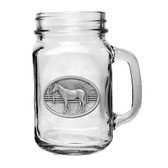 Racehorse Mason Jar Mug