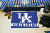 Kentucky Wildcats Worlds Best Dad Starter Rug 19"x30"