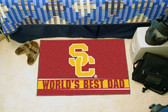 Southern California Worlds Best Dad Starter Rug 19"x30"