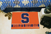 Syracuse Orangemen Worlds Best Dad Starter Rug 19"x30"