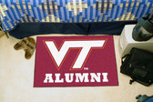 Virginia Tech Hokies Alumni Starter Rug 19"x30"