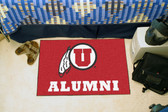 Utah Utes Alumni Starter Rug 19"x30"