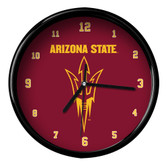Arizona State Sun Devils Black Rim Clock - Basic