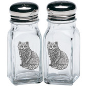 Cat Sitting Salt & Pepper Shakers