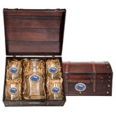 Middle Tennessee State Blue Raiders Capitol Decanter Chest Set