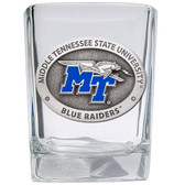 Middle Tennessee State Blue Raiders Square Shot Glass Set of 2