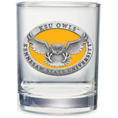 Kennesaw State Owls Double Old Fashioned Glass Set of 2