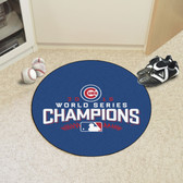 Chicago Cubs 2016 World Series Champions Baseball Mat 26" diameter