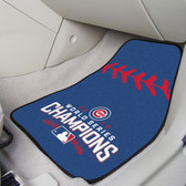 Chicago Cubs 2016 World Series Champions 2-piece Carpeted Cat Mats 18"x27"