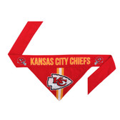 Kansas City Chiefs Dog Bandanna Size XS