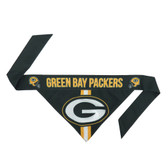 Green Bay Packers Dog Bandanna Size L