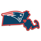 New England Patriots Decal Home State Pride