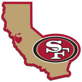San Francisco 49ers Decal Home State Pride