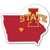 Iowa State Cyclones Decal Home State Pride Style Special Order
