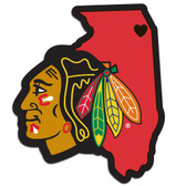 Chicago Blackhawks Decal Home State Pride Style