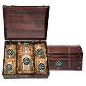 Celtic Knot Capitol Decanter Chest Set