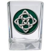 Celtic Knot Square Shot Glass Set of 2