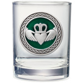 Claddagh Double Old Fashioned Glass Set of 2