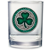 Clover Double Old Fashioned Glass Set of 2