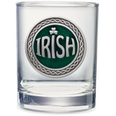 Irish Double Old Fashioned Glass Set of 2