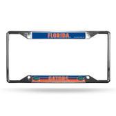 Florida Gators License Plate Frame Chrome EZ View