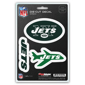 New York Jets Decal Die Cut Team 3 Pack