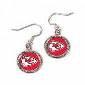 Kansas City Chiefs Earrings Round Style