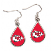 Kansas City Chiefs Earrings Tear Drop Style