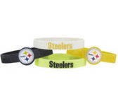 Pittsburgh Steelers Bracelets - 4 Pack Silicone