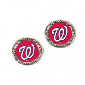 Washington Nationals Earrings Post Style