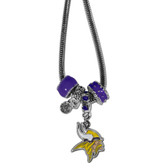 Minnesota Vikings Necklace - Euro Bead