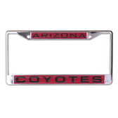 Arizona Coyotes License Plate Frame - Inlaid