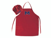 Mississippi Rebels Apron and Chef Hat Set