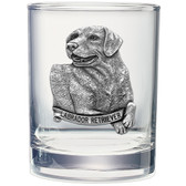 Labrador Retriever Double Old Fashioned Glass Set of 2