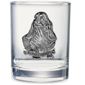 Basset Hound Double Old Fashioned Glass Set of 2