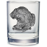 Bichon Frise Double Old Fashioned Glass Set of 2