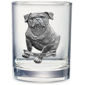 Bulldog Double Old Fashioned Glass Set of 2